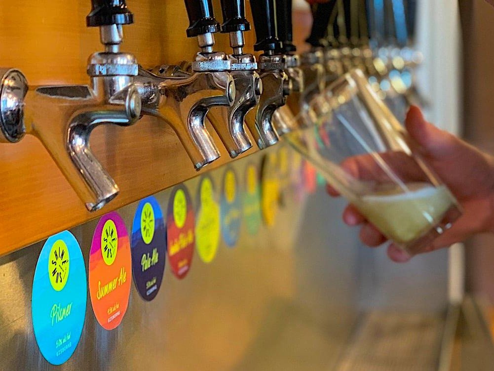 sunshine brewery tap line up