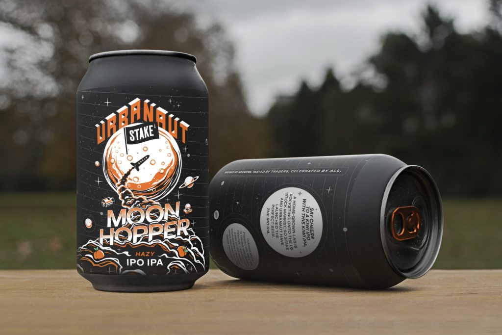Urbanaut Moon Hopper IPA celebrates Rocket Lab IPO Pursuit of Hoppiness